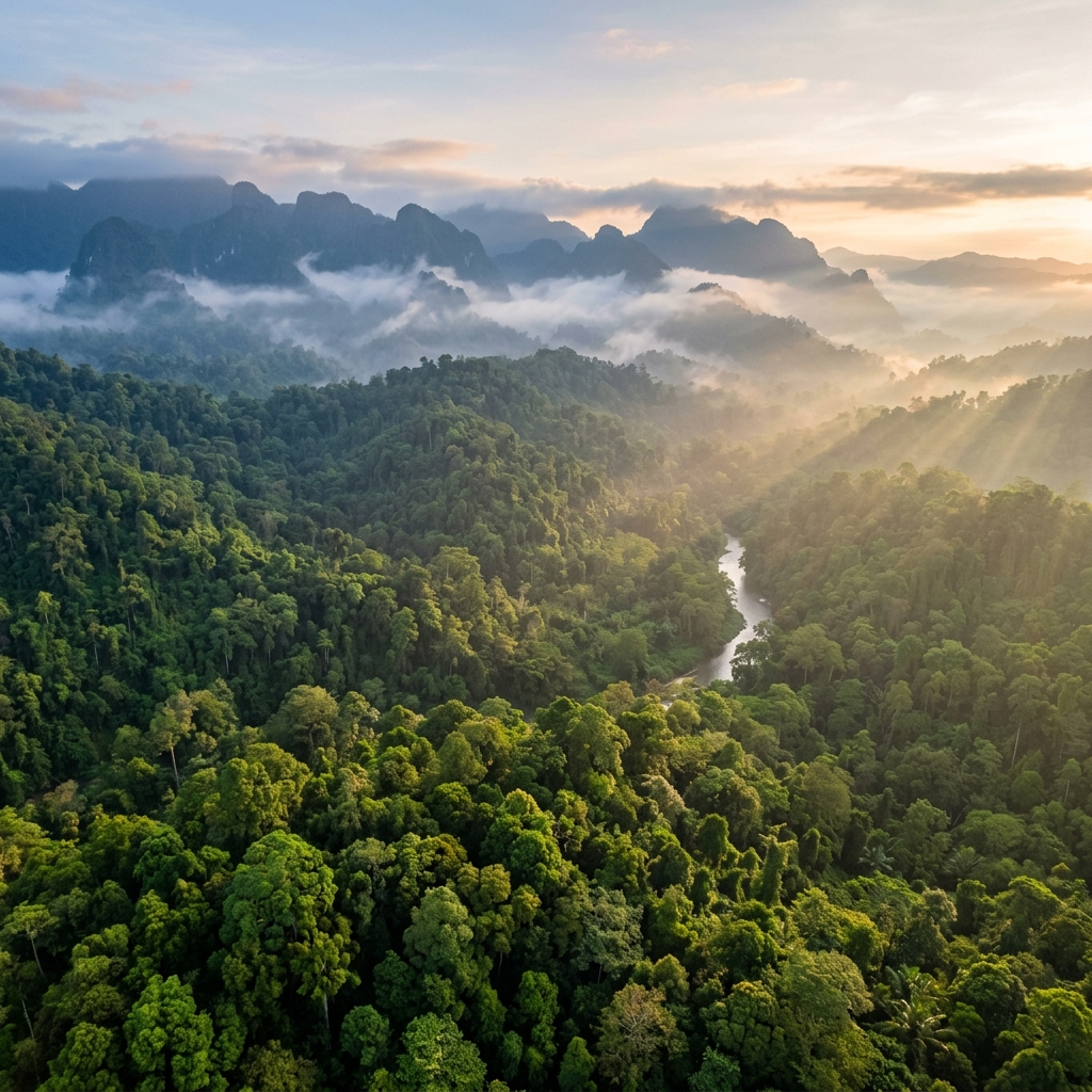 Hutan Perhutani – pemandangan hutan tropis yang lestari